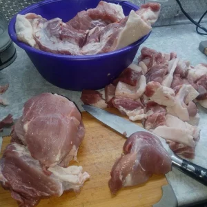 Вареники с картошкой и жареным луком -400р/кг.